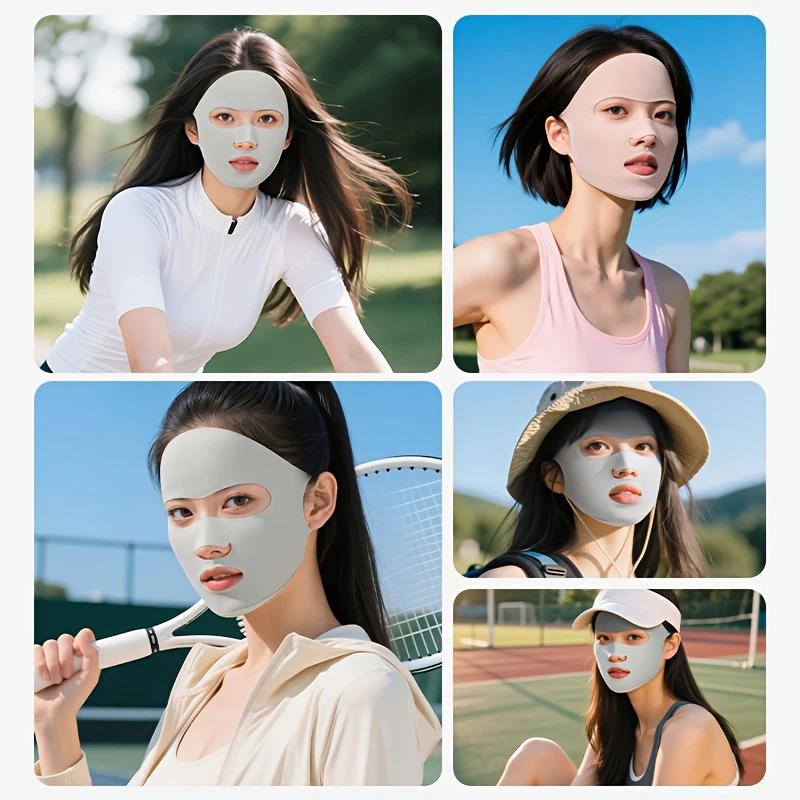Solid Color Breathable Sunscre - Sports Mask Breathable review and price