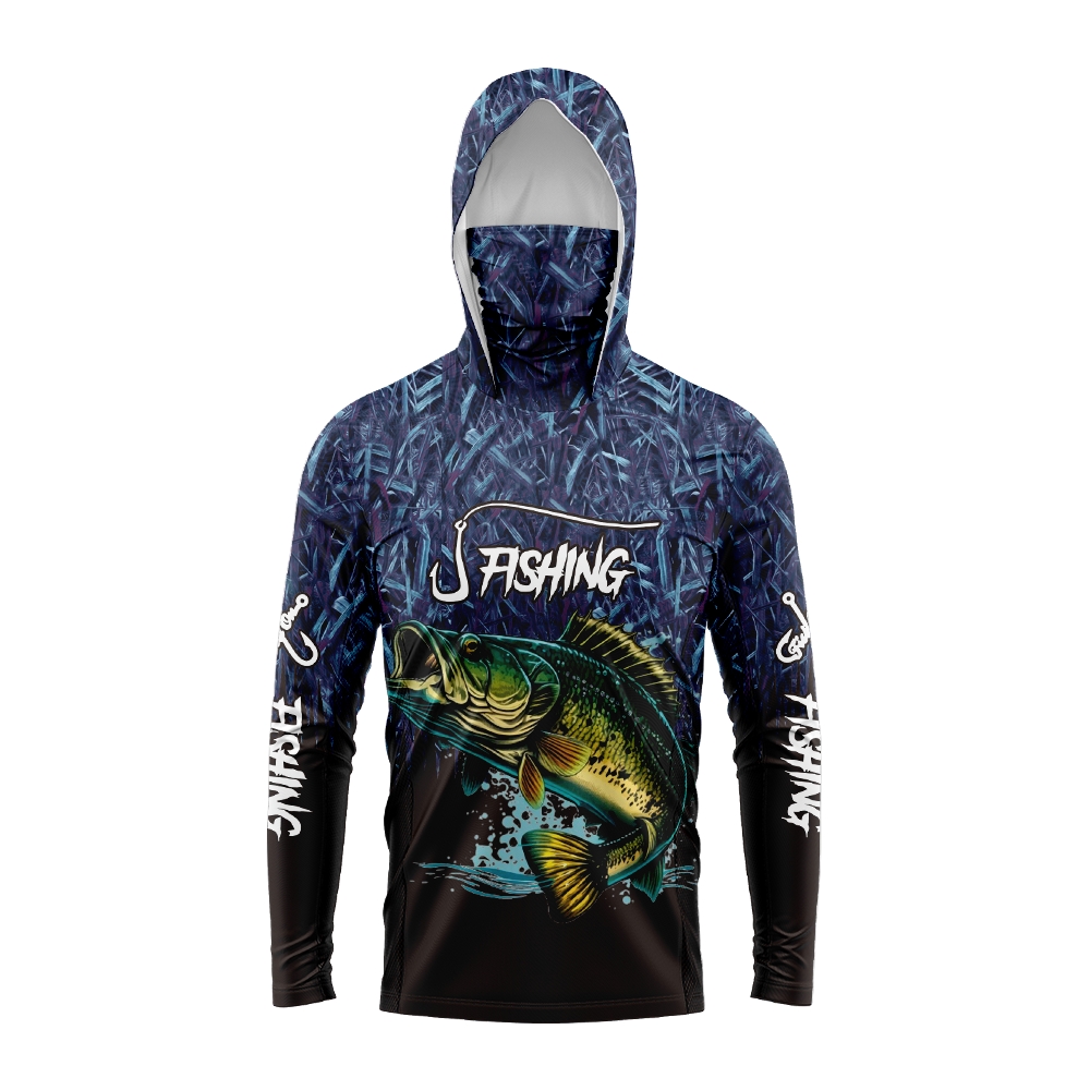 Men Bass Fish Print Fishing Ho - Sports Mask Breathable review and price